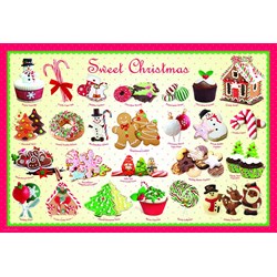 Eurographics (6100-0433) - "Sweet Christmas" - 100 piezas