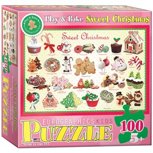 Eurographics (6100-0433) - "Sweet Christmas" - 100 piezas