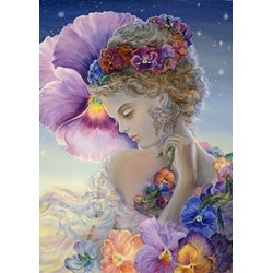 Grafika (T-00346) - Josephine Wall: "Pansy" - 2000 piezas
