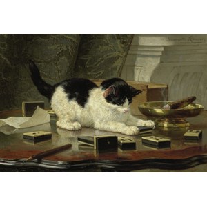 Grafika Kids (00282) - Henriette Ronner-Knip: "Kitten's Game" - 100 piezas