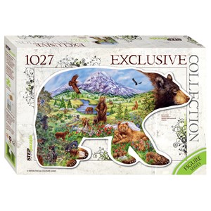 Step Puzzle (83501) - "Bear" - 1027 piezas