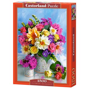 Castorland (C-151516) - "Flower Bouquet" - 1500 piezas