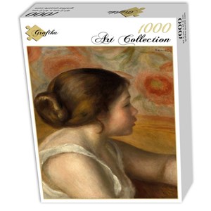 Grafika (01904) - Pierre-Auguste Renoir: "Head of a Young Girl, 1890" - 1000 piezas