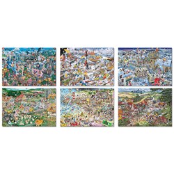 Gibsons (G2601) - Mike Jupp: "Puzzle and Postcards" - 200 piezas