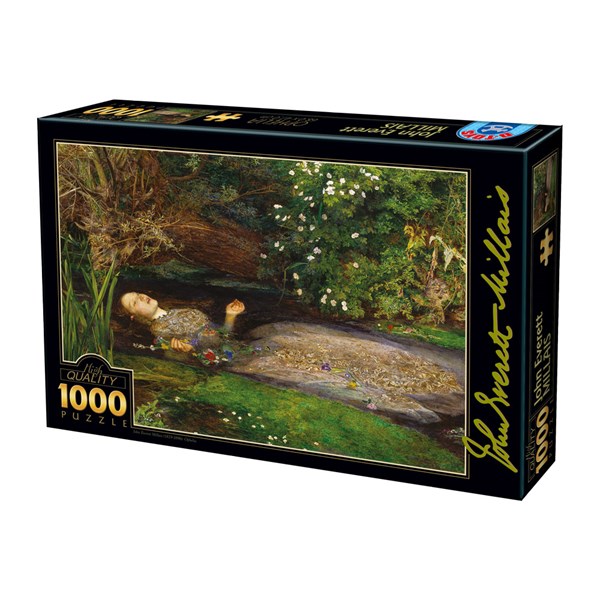 D-Toys (73815-1) - John Everett Millais: "Ophelia" - 1000 piezas