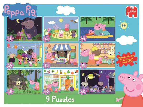 Jumbo (18470) - "Peppa Pig" - 12 24 35 50 piezas