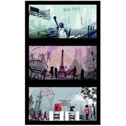 Ravensburger (16288) - "London, Paris, New York" - 500 piezas