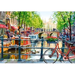 Castorland (C-103133) - Richard Macneil: "Amsterdam Landscape" - 1000 piezas