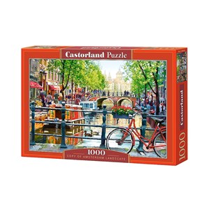 Castorland (C-103133) - Richard Macneil: "Amsterdam Landscape" - 1000 piezas