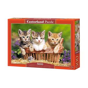 Castorland (B-52561) - "Three Lovely Kittens" - 500 piezas
