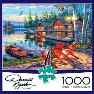 Buffalo Games (11241) - Darrell Bush: "Loon Lake" - 1000 piezas