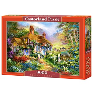 Castorland (C-300402) - "Forest Cottage" - 3000 piezas