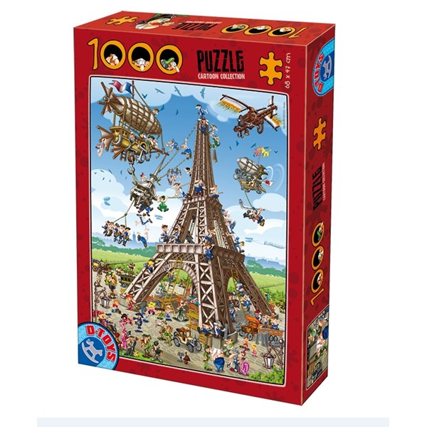 D-Toys (61218-CC11) - "Eiffel Tower, Paris" - 1000 piezas