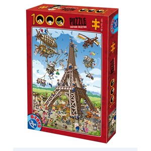 D-Toys (61218-CC11) - "Eiffel Tower, Paris" - 1000 piezas