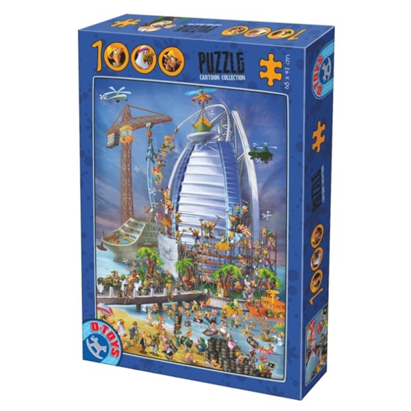 D-Toys (61218-CC12) - "Burj Al Arab" - 1000 piezas