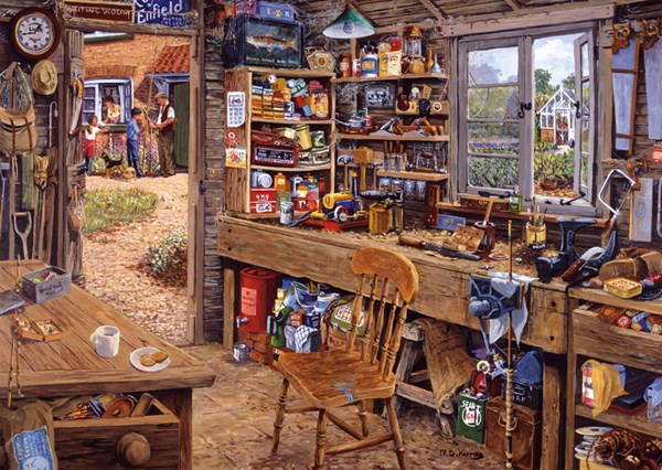 Ravensburger (14859) - "Dad's Shed" - 500 piezas