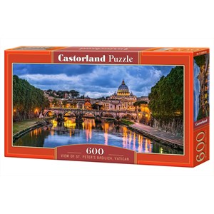 Castorland (B-060054) - "View of St Peter's Basilica, Vatican" - 600 piezas