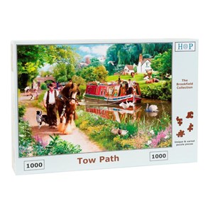 The House of Puzzles (3695) - "Tow Path" - 1000 piezas