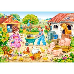 Castorland (B-40087) - "The Farm" - 40 piezas