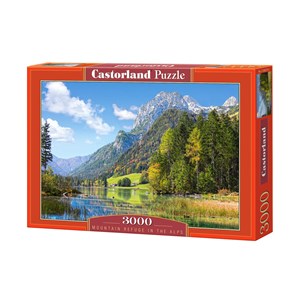 Castorland (C-300273) - "Mountain Refuge in the Alps" - 3000 piezas