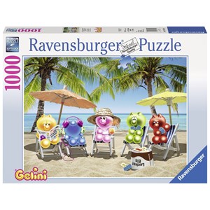 Ravensburger (19701) - "Gelinis in summer vacation" - 1000 piezas