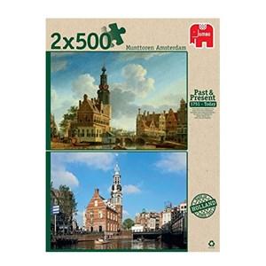 Jumbo (18347) - "Munttoren Amsterdam" - 500 piezas