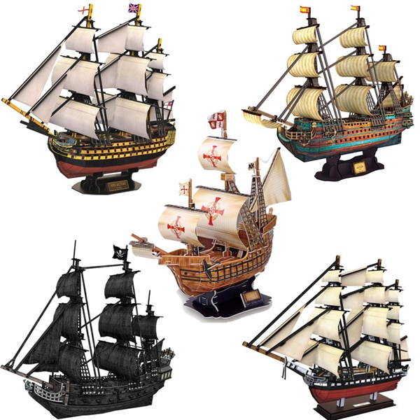 Cubic Fun (Set-Boat) - "Boats" - 1051 piezas