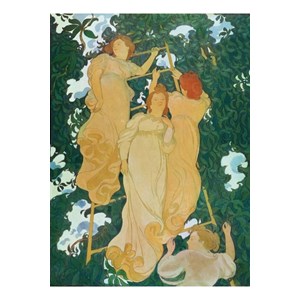Puzzle Michele Wilson (A235-250) - Maurice Denis: "Ladder in the leaves" - 250 piezas