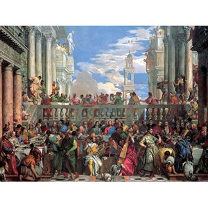 Ravensburger (16653) - Paolo Veronese: "Wedding at Cana" - 2000 piezas