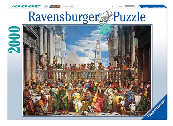 Ravensburger (16653) - Paolo Veronese: "Wedding at Cana" - 2000 piezas
