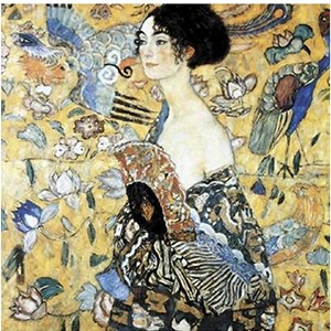 Puzzle Michele Wilson (A515-350) - Gustav Klimt: "Lady with Fan" - 350 piezas