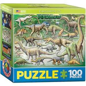 Eurographics (8104-0098) - "Dinosaurs" - 100 piezas