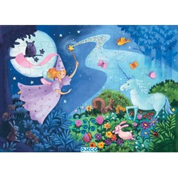 Djeco (07225) - "The Fairy and the Unicorn" - 36 piezas
