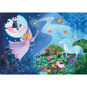 Djeco (07225) - "The Fairy and the Unicorn" - 36 piezas