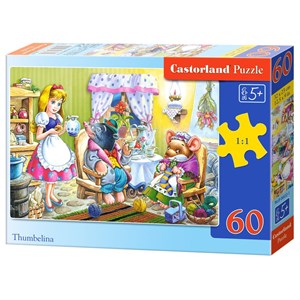 Castorland (B-06632) - "Thumbelina" - 60 piezas