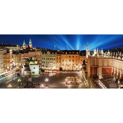 Castorland (B-060306) - "Krakow Main Square at Night" - 600 piezas