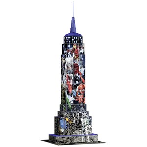 Ravensburger (12517) - "Marvel Empire State Building" - 216 piezas