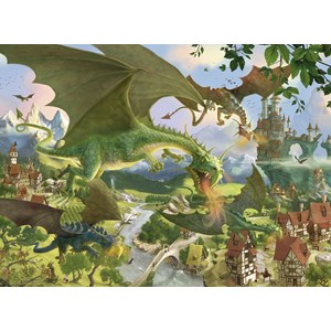 Ravensburger (10022) - "Dragon's Day Out" - 150 piezas