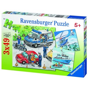 Ravensburger (09221) - "Police Forces" - 49 piezas