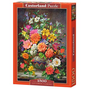 Castorland (C-151622) - "September Flowers" - 1500 piezas