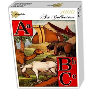 Grafika (00560) - "McLoughlin Bros: The Ark alphabet, 1868" - 1000 piezas