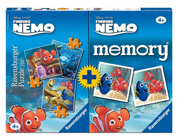Ravensburger (07344) - "Nemo + Memory" - 25 36 49 piezas