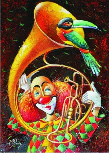 Gold Puzzle (60553) - Yuri Macik: "Unskilled Musician" - 1000 piezas