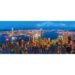 Castorland (B-060290) - "Hong Kong Twilight" - 600 piezas