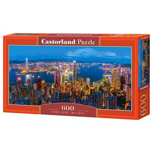 Castorland (B-060290) - "Hong Kong Twilight" - 600 piezas