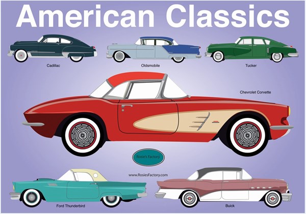 PuzzelMan (313) - "Rosies Factory, The American Classic" - 1000 piezas