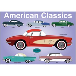 PuzzelMan (313) - "Rosies Factory, The American Classic" - 1000 piezas