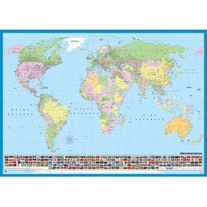 KS Games (11332) - "World map (in Turkish)" - 200 piezas