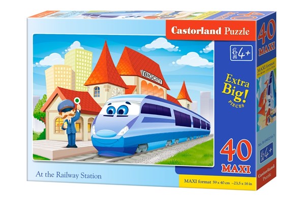 Castorland (B-040216) - "At the Railway Station" - 40 piezas