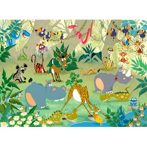 Grafika Kids (00870) - François Ruyer: "Jungle" - 300 piezas
